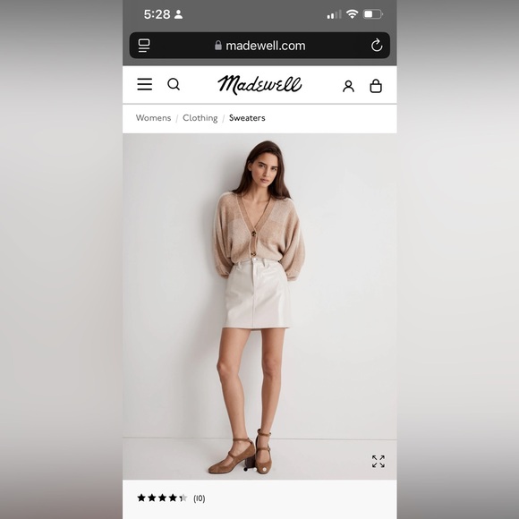 MADEWELL Lewiston Cardigan Sweater XS - Picture 2 of 9